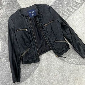 NWOT Faux Leather Jacket